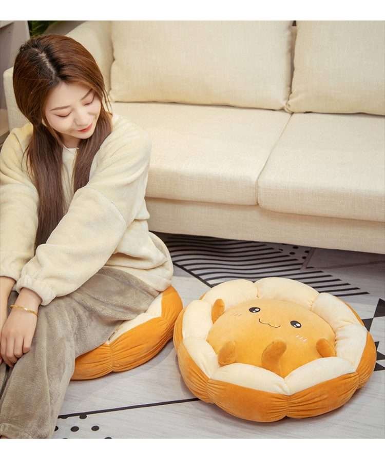 Cartoon tatami cushion futon Japanese cute lazy cushion floating window bedroom home ass round cushion - Image 11