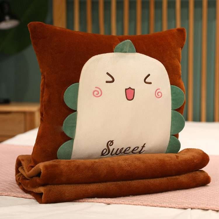 Air conditioning blanket wholesale cartoon pillow quilt 3 in 1 pillow blanket dual-use insertable pillow office nap - Image 11