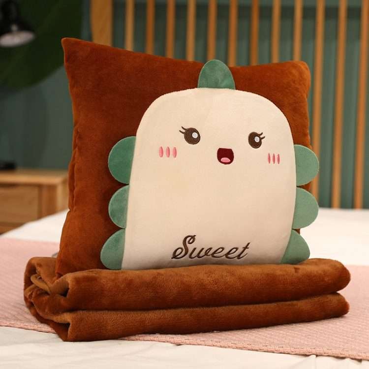 Air conditioning blanket wholesale cartoon pillow quilt 3 in 1 pillow blanket dual-use insertable pillow office nap - Image 10
