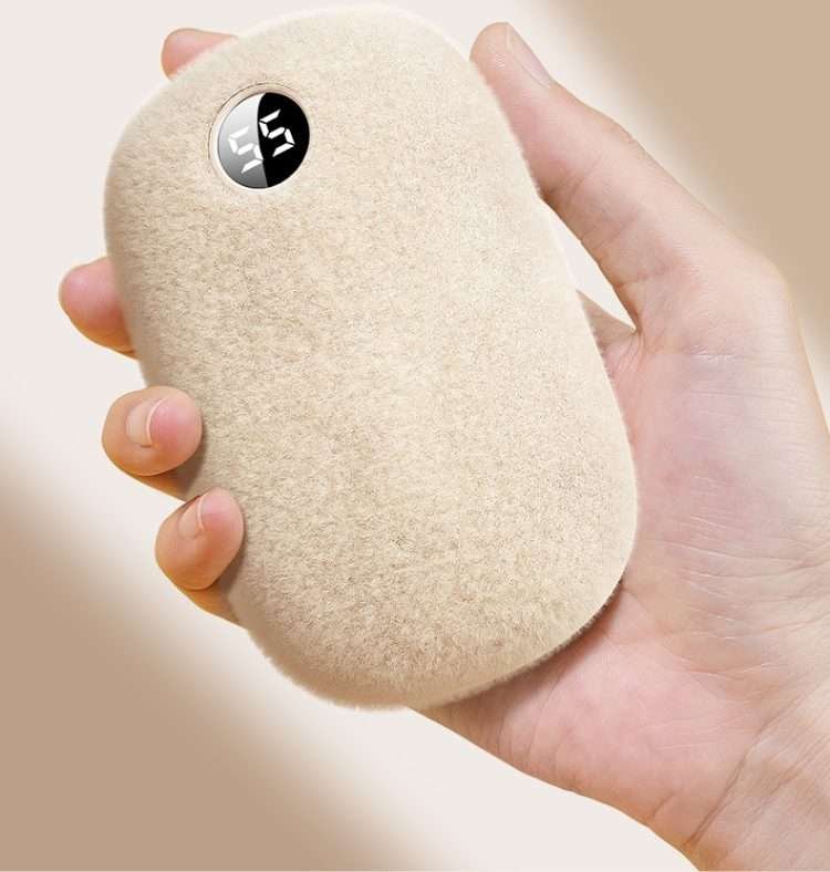 Mini plush hand warmer charging treasure 2 in 1 hot water bag - Image 6