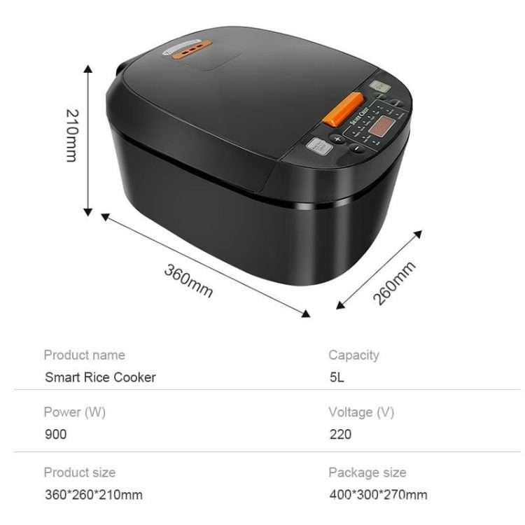 Rice cooker. rice cooker home use intelligent rice cooker large capacity reservation timer - Image 8