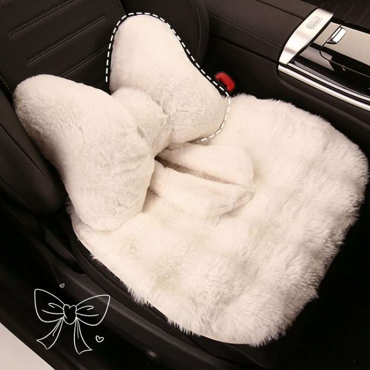 New bubble velvet car cushion winter plush warmth - Image 11