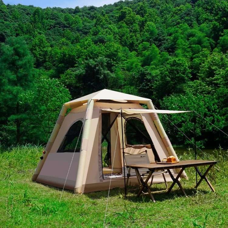 Automatic tent inflatable 3-5 people outdoor camping thickened rainproof portable camping equipment inflatable tent - Image 6