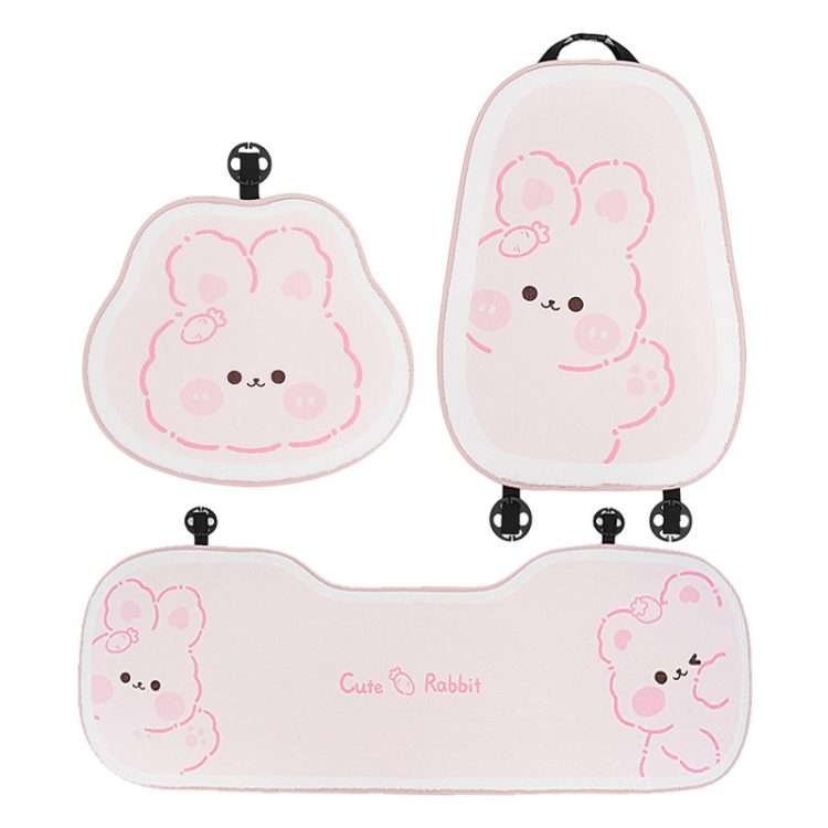 Cute car cushion fall and winter warm non-slip car seat cushion cartoon plush thickened comfortable car cushion - Image 28