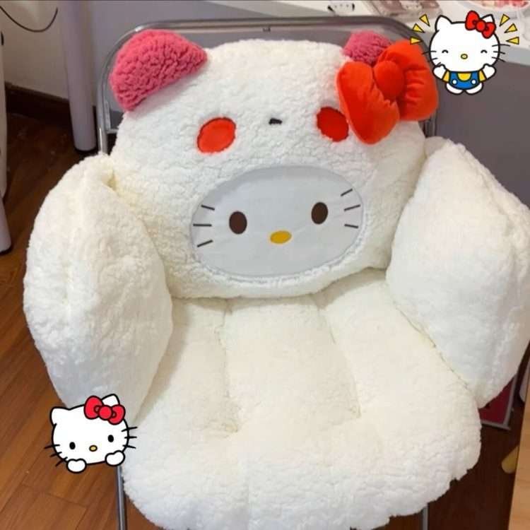 The new KT cat tatami cushion on the floor futon lazy sitting pier floor window cute dormitory bedroom home use - Image 6