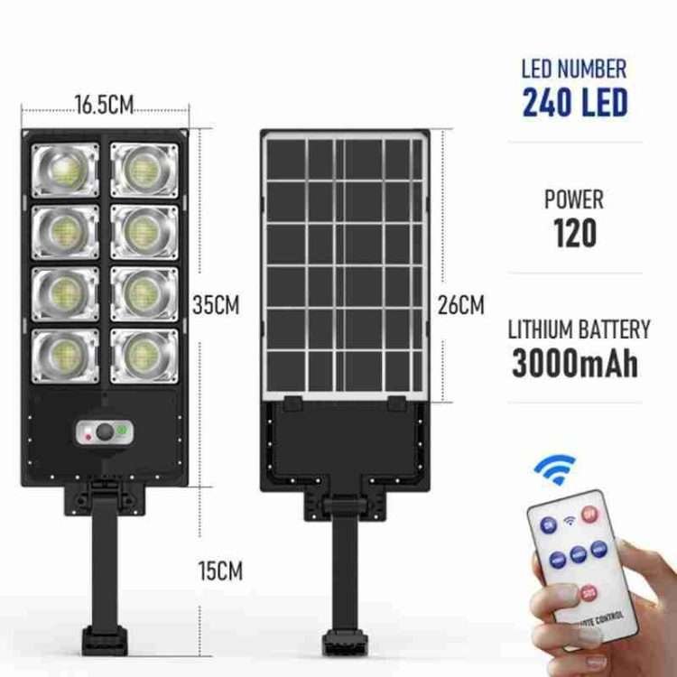 New LED strong light small street light double row street light solar garden light induction street light outdoor lighting - Image 7