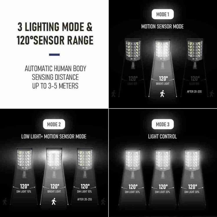 New LED strong light small street light double row street light solar garden light induction street light outdoor lighting - Image 5