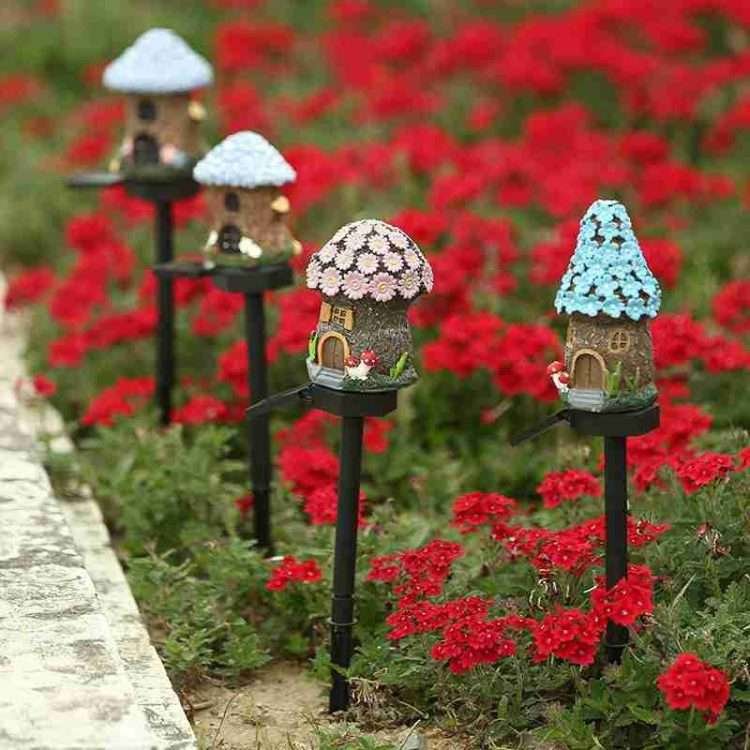 New Solar Resin Ground Lamp Outdoor Garden Lights Waterproof Garden Decoration Landscape Arrangement Lawn Lights - Image 12