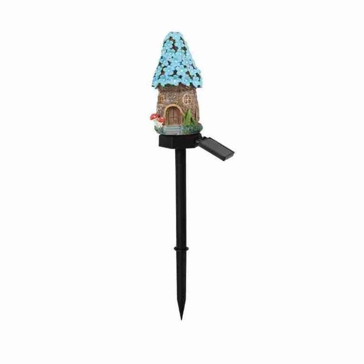 New Solar Resin Ground Lamp Outdoor Garden Lights Waterproof Garden Decoration Landscape Arrangement Lawn Lights - Image 3