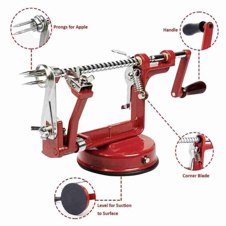 Hand-cranked household gods apple peeler commercial multifunctional three-in-one fully manual peeler - Image 6