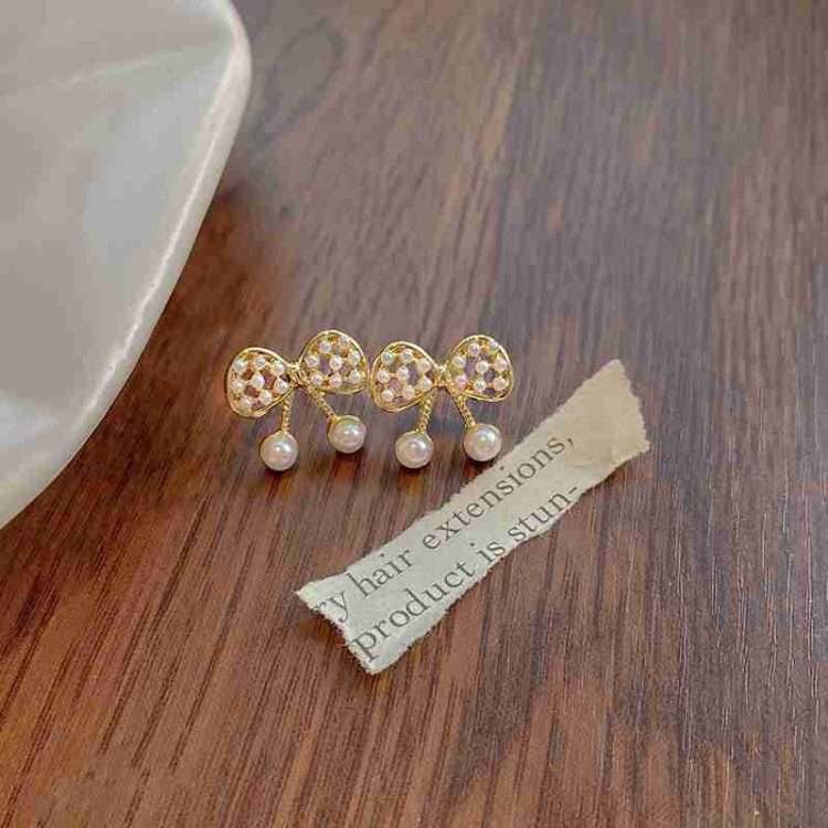 Pearl earrings French retro senior sense of earrings female temperament earrings - Image 11