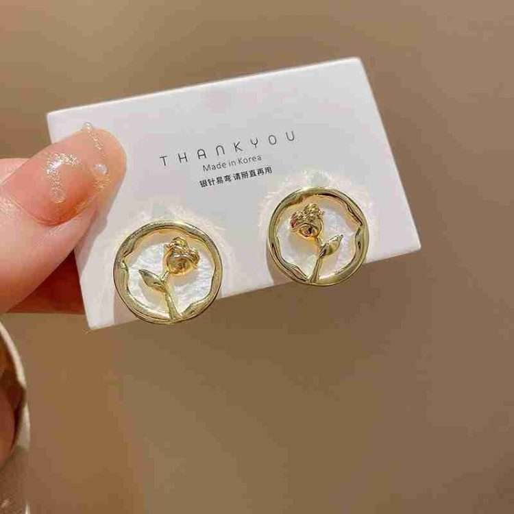 Pearl earrings French retro senior sense of earrings female temperament earrings - Image 23