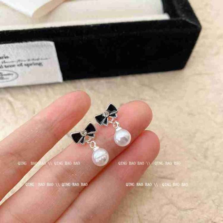 Pearl earrings French retro senior sense of earrings female temperament earrings - Image 25