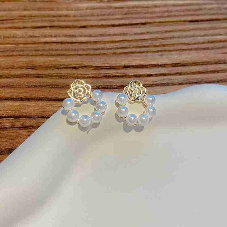 Pearl earrings French retro senior sense of earrings female temperament earrings - Image 34