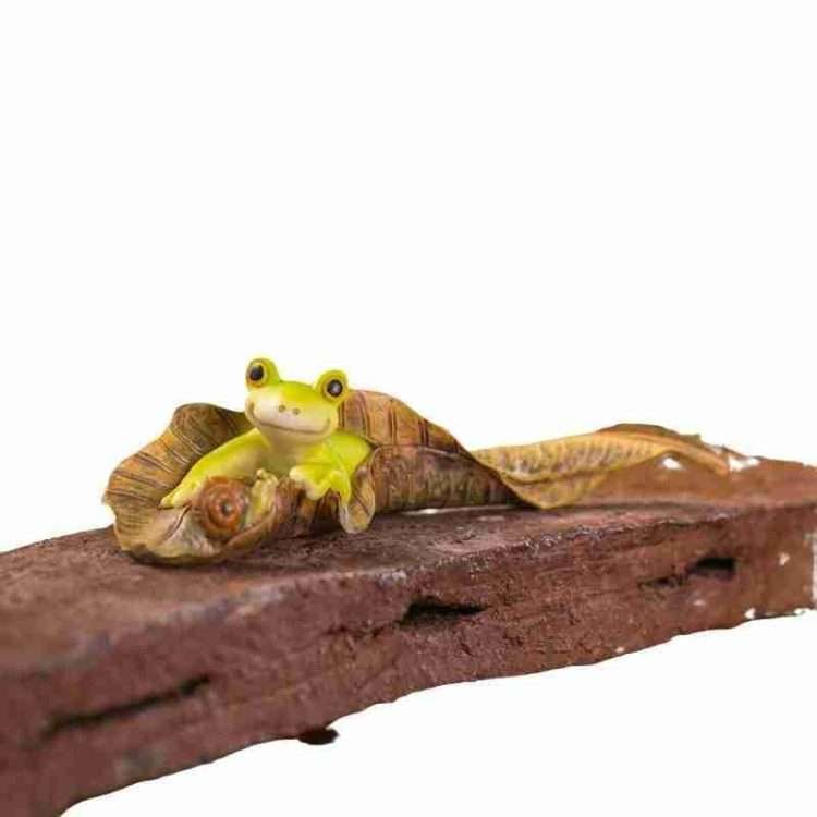 Rustic personality cute animals small frog ornaments micro landscape flower pots potted plants balcony decorations crafts - Image 3
