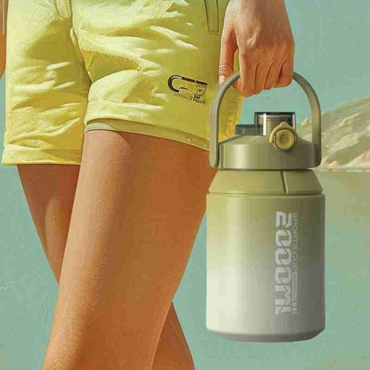 Gradient colour sports cup cold water bottle Water Mug summer large capacity high value straw cup portable water bottle sports cups - Image 5