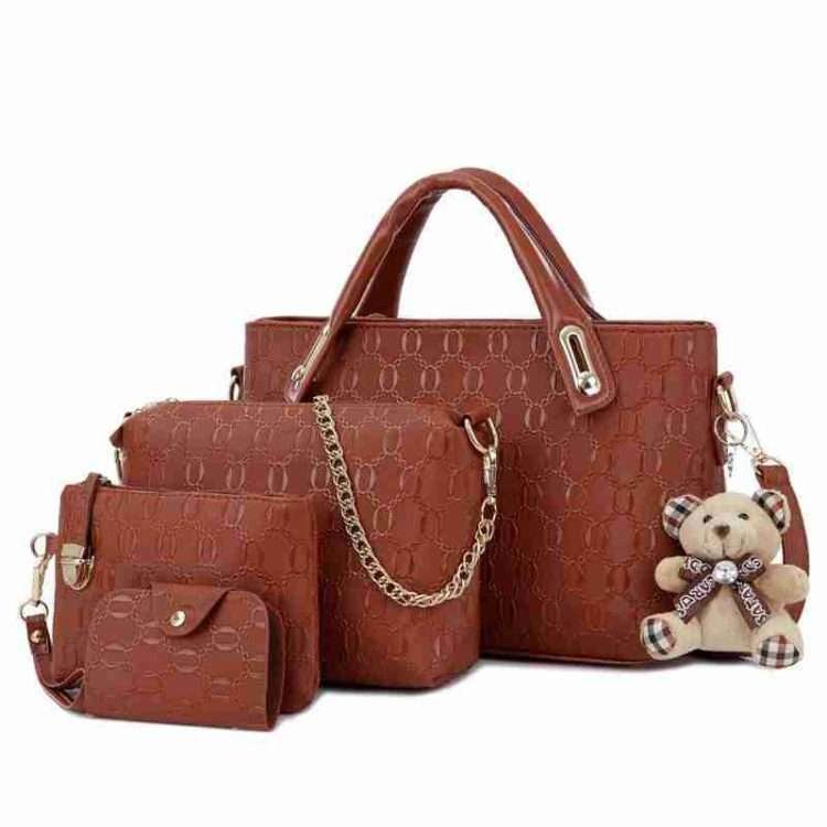 New Europe and the United States fashion four sets of mother bag large capacity shoulder handheld crossbody bag - Image 25