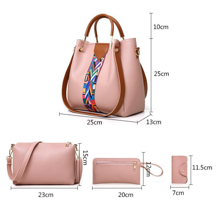 Europe and the United States fashion four sets of mother bag handheld shoulder crossbody bag