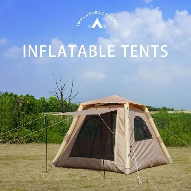 Automatic tent inflatable 3-5 people outdoor camping thickened rainproof portable camping equipment inflatable tent - Image 4