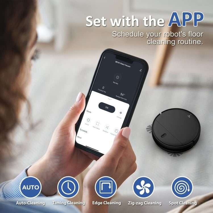 ONSON   BR151 Suction and Mopping All-in-One Automatic Rechargeable Household Intelligent Sweeping Robot - Image 3