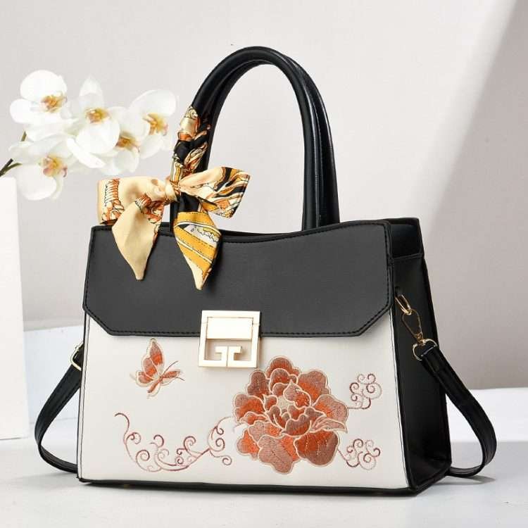 New embroidery women's bag fashion cross-border high colorful versatile crossbody handbag atmospheric large capacity single Shoulder bag women's bag - Image 10