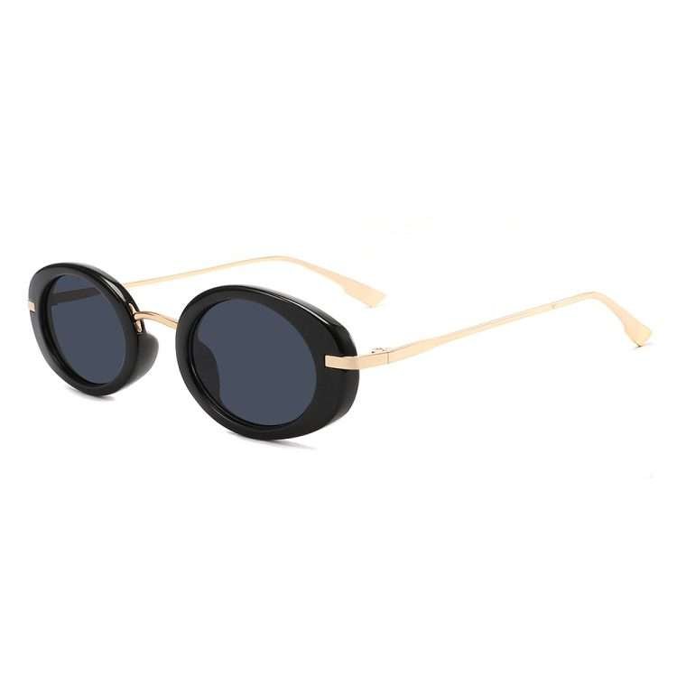 New oval glasses narrow frame fashion ladies sunglasses outing wear UV protection too Sunglasses for men - Image 12