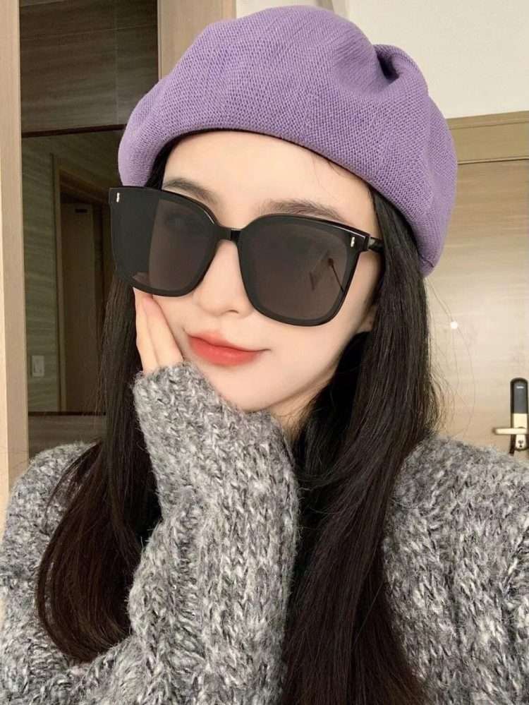 New tiktok net red the same paragraph sun shading sunglasses men and women driving UV protection large frame square frame sunglasses - Image 10