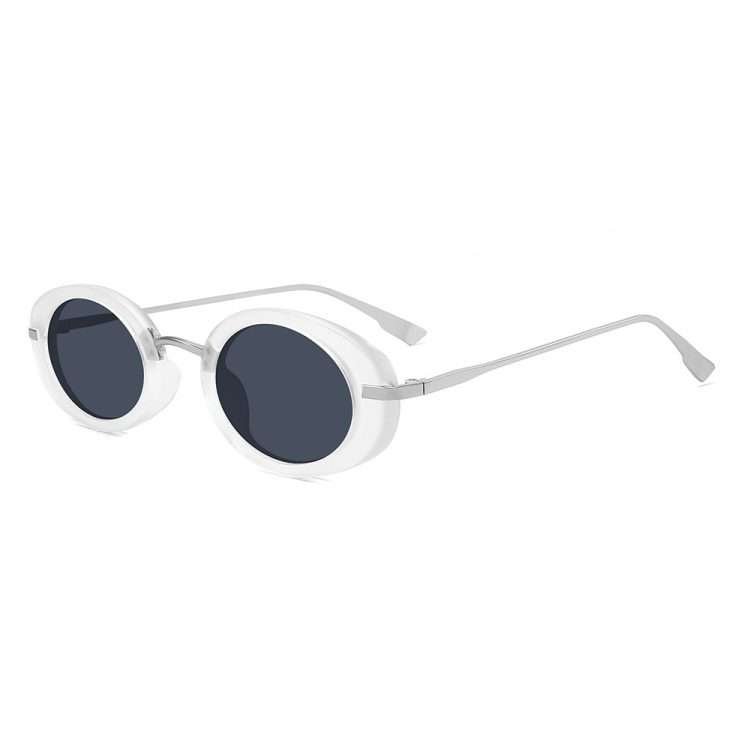 New oval glasses narrow frame fashion ladies sunglasses outing wear UV protection too Sunglasses for men - Image 5