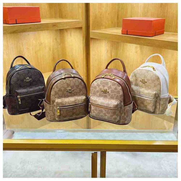 Men and women with the same collision colour double shoulder bag bag 2024 new tide fashion versatile leisure high value commuting out backpacks - Image 6