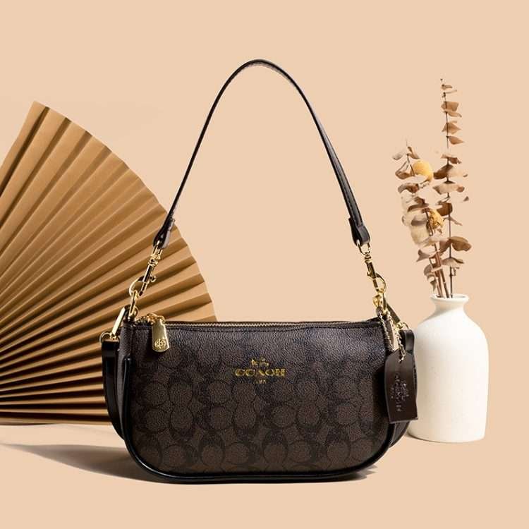 French Versatile Double Shoulder Strap Small Crossbody Bag Niche Fashion Tote Bag - Image 3