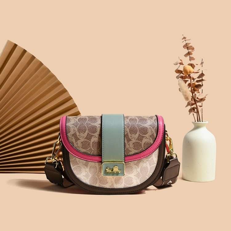 Casual Saddle Bag Fashion Daily Half Round Bags Premium Sense Retro Shoulder Crossbody Female - Image 11