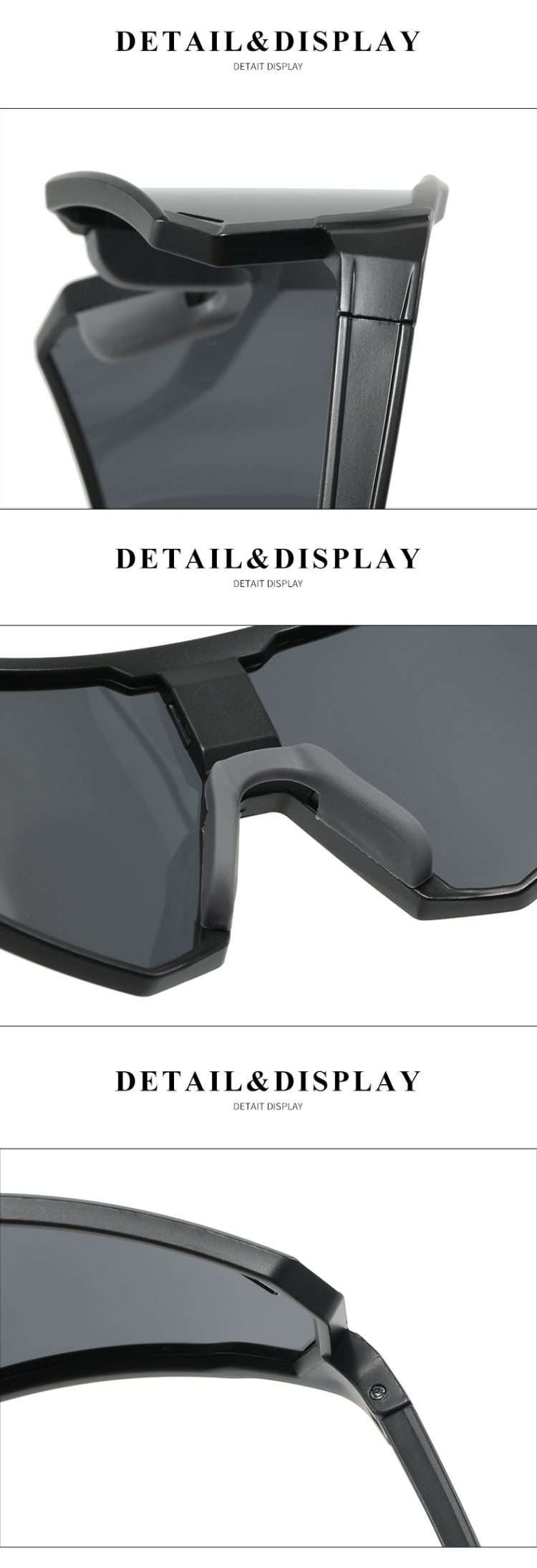 New sports cycling colour changing sunglasses for men and women large frame cycling sunglasses polarised sun eyes Sunglasses - Image 16