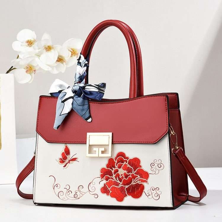 New embroidery women's bag fashion cross-border high colorful versatile crossbody handbag atmospheric large capacity single Shoulder bag women's bag - Image 3
