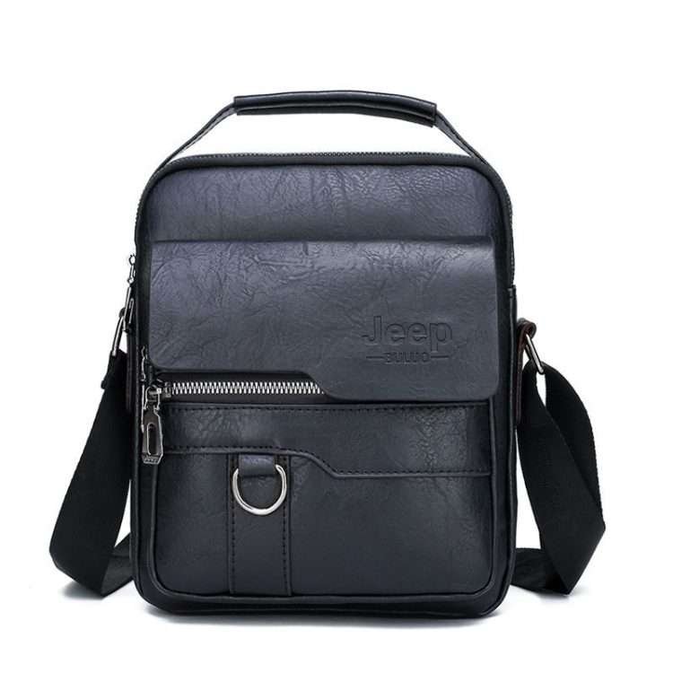 Men's shoulder bag new business casual vertical section crossbody bag fashion PU leather bag handbag man - Image 4