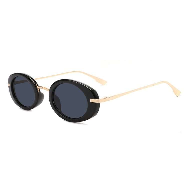 New oval glasses narrow frame fashion ladies sunglasses outing wear UV protection too Sunglasses for men - Image 7