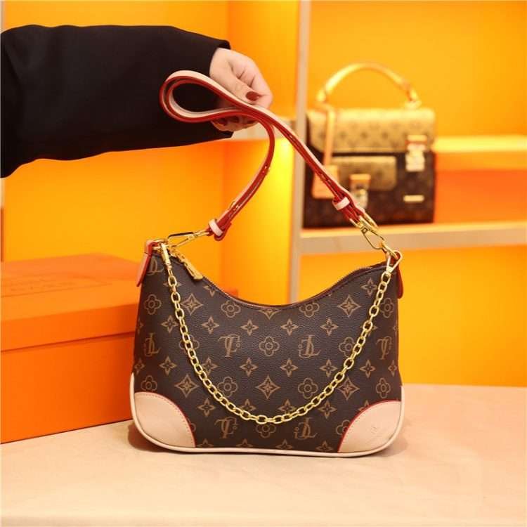 Crossbody dumpling bag women's bag 2024 new senior old flowers croissant bag hundred models large capacity shoulder armpit bag - Image 7
