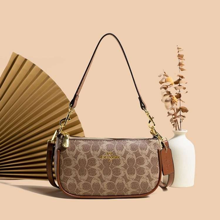 French Versatile Double Shoulder Strap Small Crossbody Bag Niche Fashion Tote Bag - Image 5