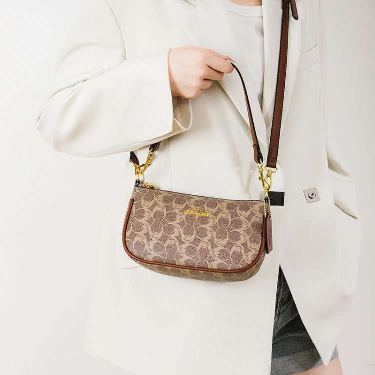 French Versatile Double Shoulder Strap Small Crossbody Bag Niche Fashion Tote Bag - Image 4