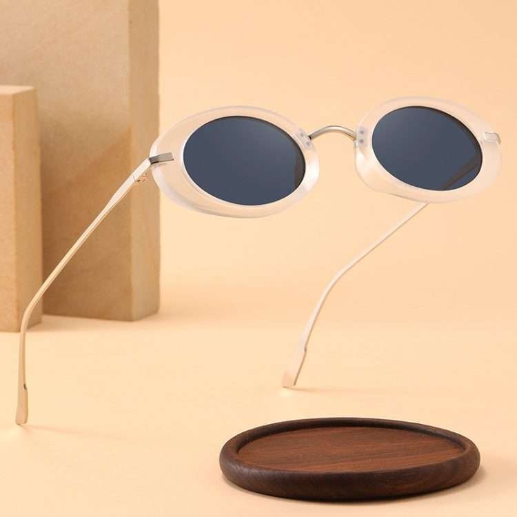 New oval glasses narrow frame fashion ladies sunglasses outing wear UV protection too Sunglasses for men - Image 10
