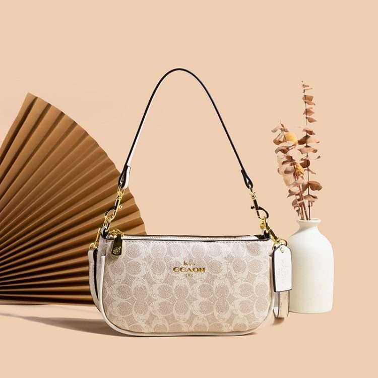 French Versatile Double Shoulder Strap Small Crossbody Bag Niche Fashion Tote Bag - Image 6