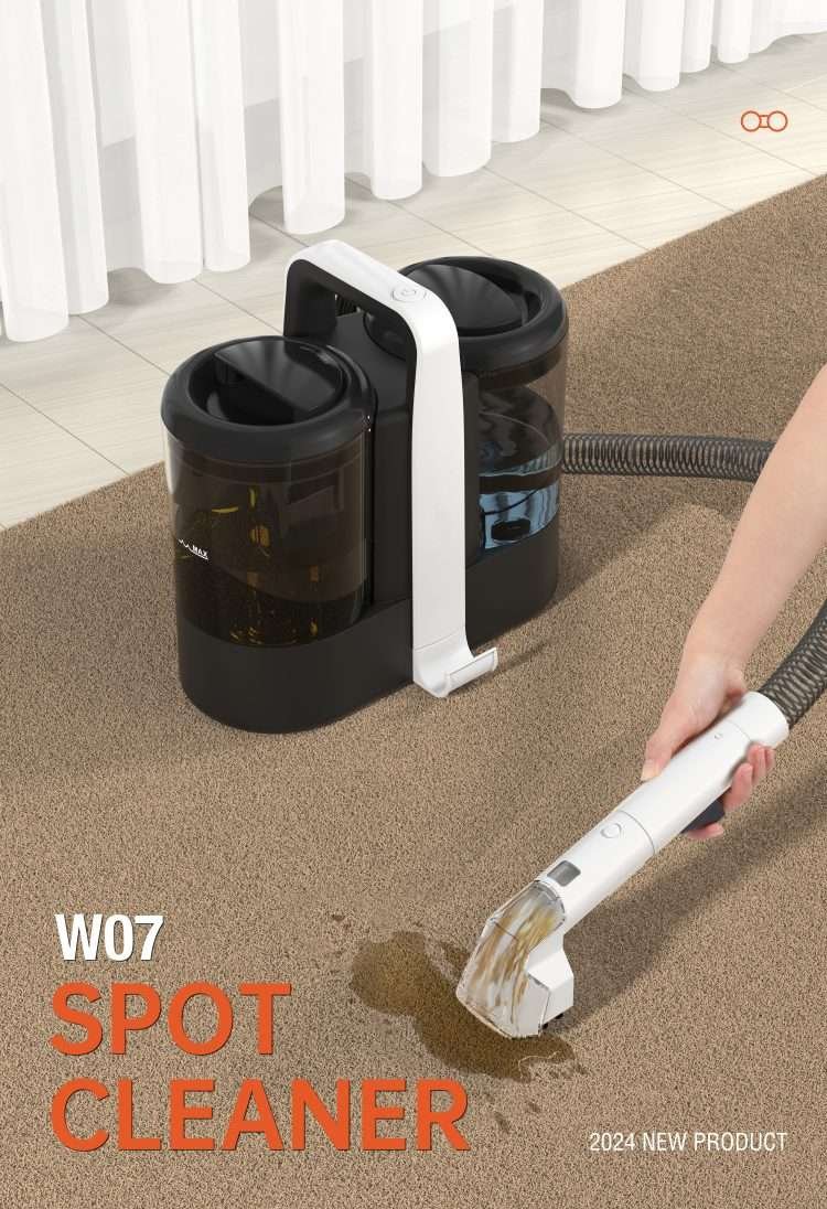 Home Corded Fabric Cleaner Small Multi-functional Removable Sofa Blanket Curtains Cleaner - Image 6