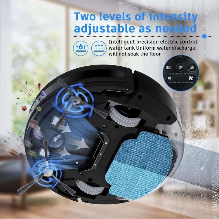 ONSON   BR151 Suction and Mopping All-in-One Automatic Rechargeable Household Intelligent Sweeping Robot - Image 9