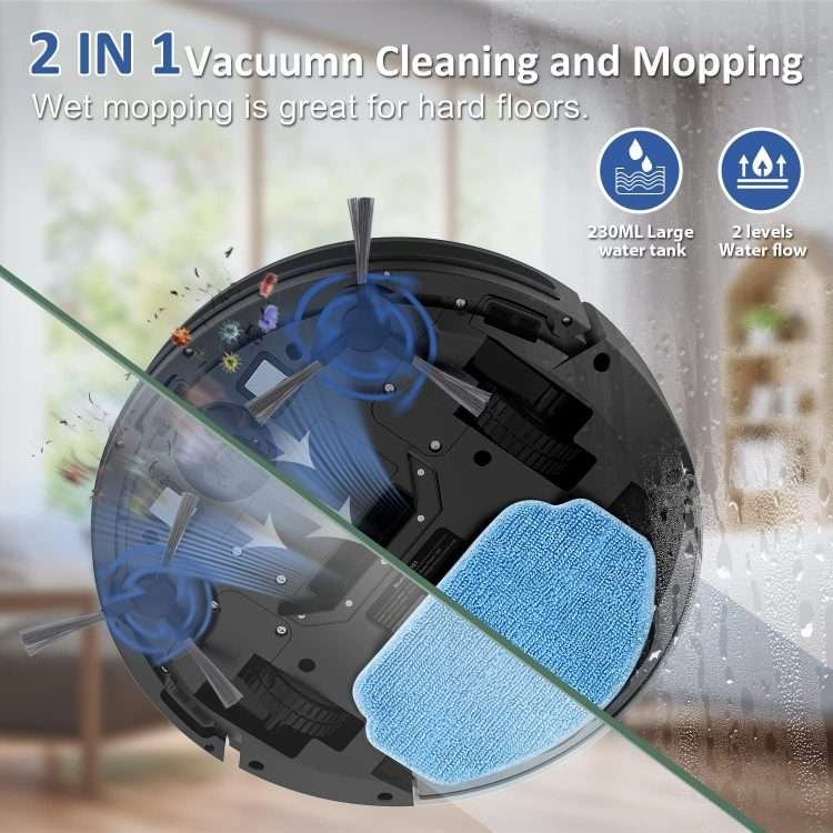 ONSON   BR151 Suction and Mopping All-in-One Automatic Rechargeable Household Intelligent Sweeping Robot - Image 11